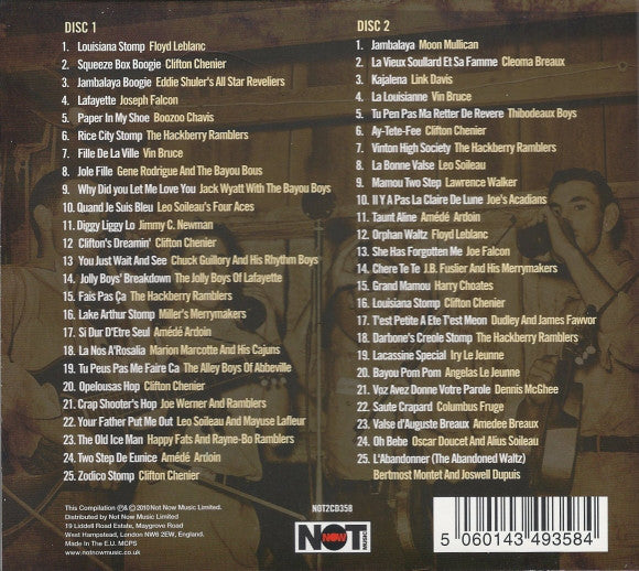 Various : The Best Of Cajun & Zydeco (2xCD, Comp, RM, Sli)