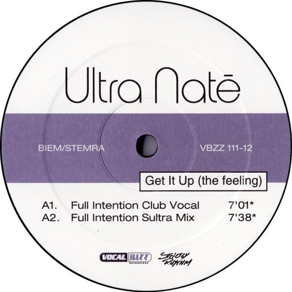 Ultra Naté : Get It Up (The Feeling) (12")