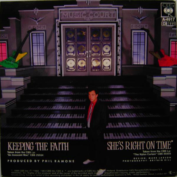 Billy Joel : Keeping The Faith (7", Single)