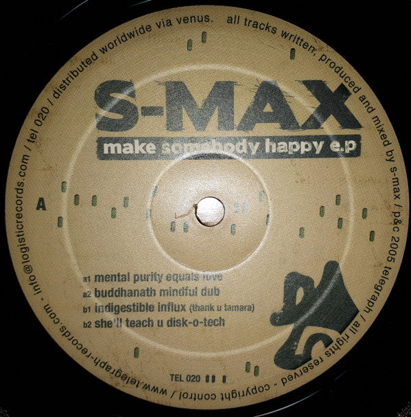 S-Max : Make Somebody Happy EP (12", EP)