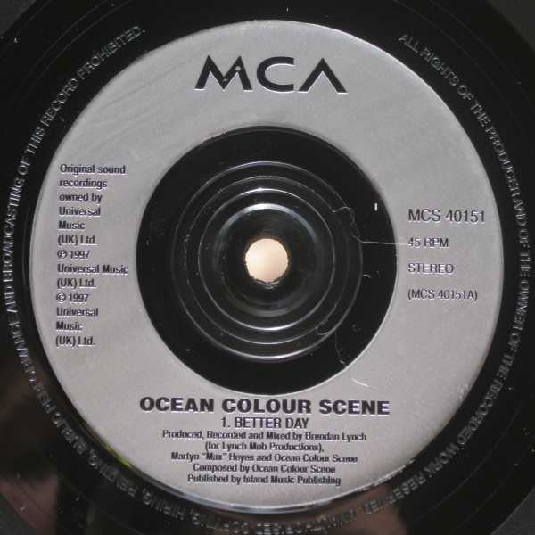 Ocean Colour Scene : Better Day (7", Single, Gat)
