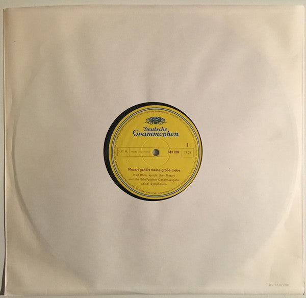 Wolfgang Amadeus Mozart, Karl Böhm, Berliner Philharmoniker : 46 Symphonien Gesamtausgabe, Complete, Integrale (16xLP, Comp + Box)