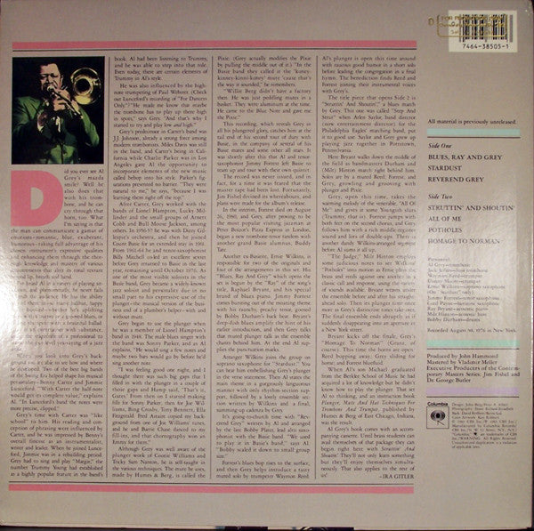 Al Grey : Struttin' And Shoutin' (LP, Album, Pit)