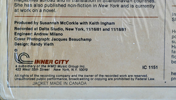 Susannah McCorkle : The People That You Never Get To Love (LP, Album)