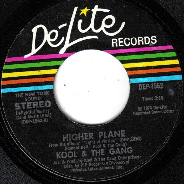 Kool & The Gang : Higher Plane (7", Single, Mon)