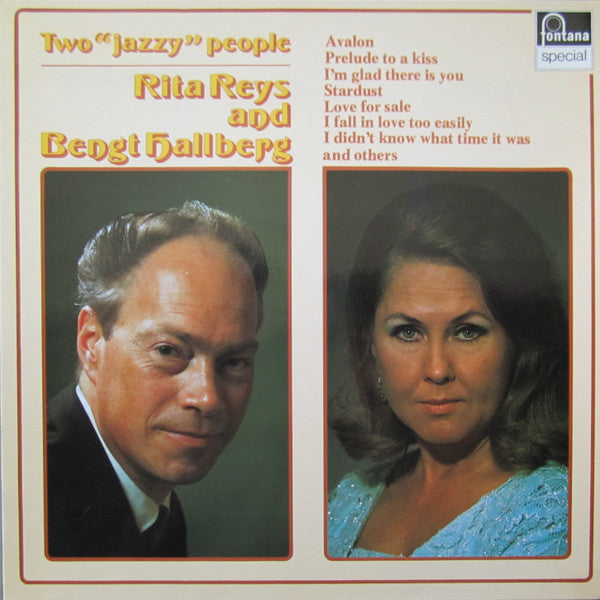 Rita Reys And Bengt Hallberg : Two "Jazzy" People (LP, Album, RE)