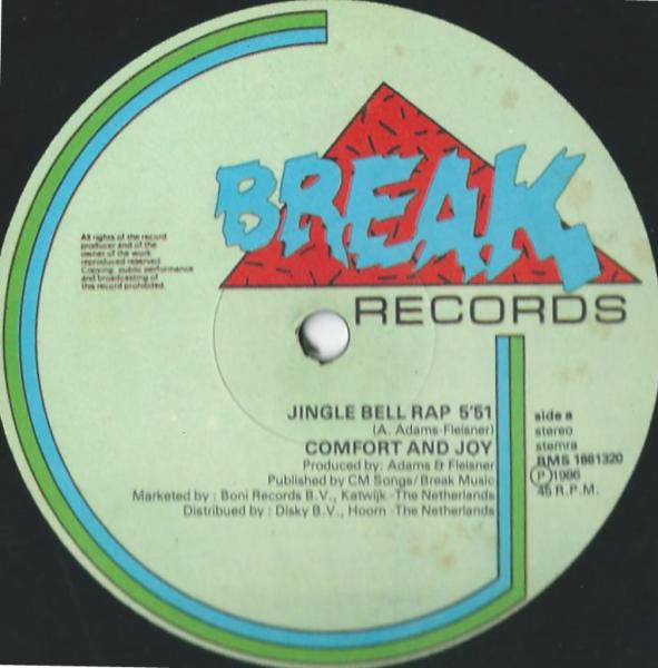 Comfort & Joy : Jingle Bell Rap (12")