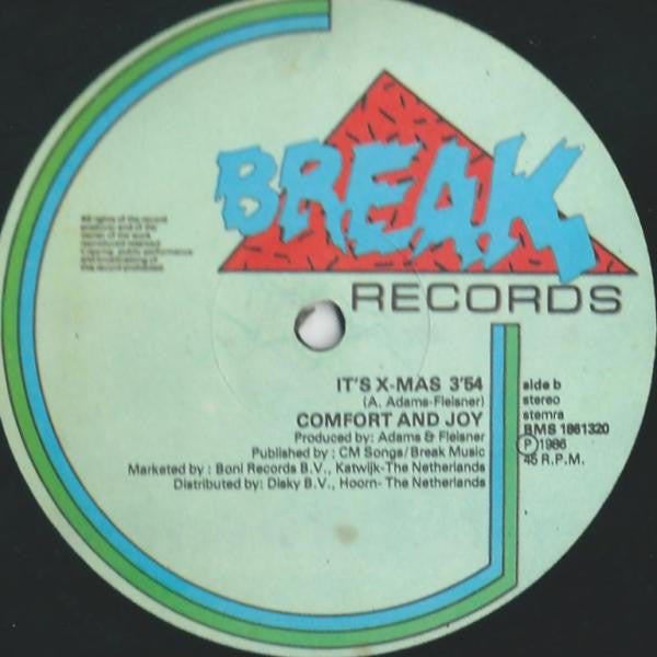 Comfort & Joy : Jingle Bell Rap (12")