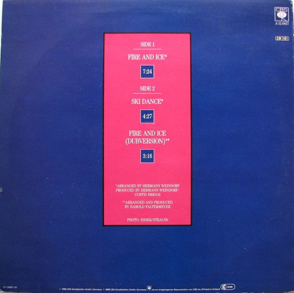 Marietta Waters : Fire And Ice (12" Special Ski Dance Mix) (12")