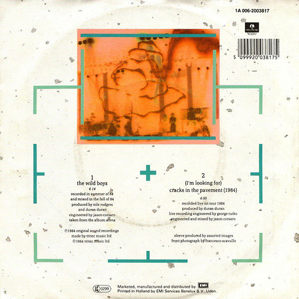 Duran Duran : The Wild Boys (7", Single)