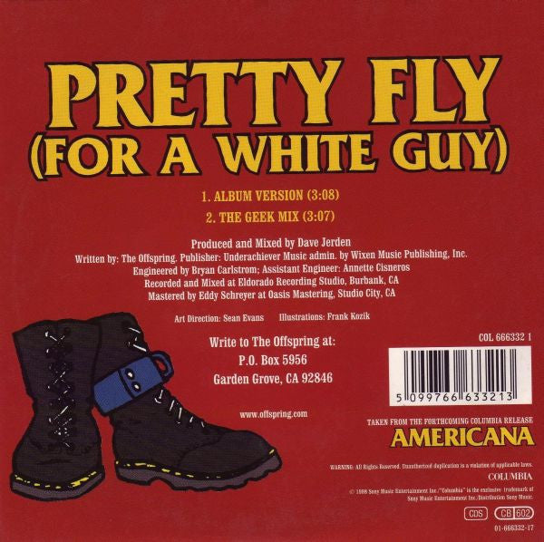 The Offspring : Pretty Fly (For A White Guy) (CD, Single)