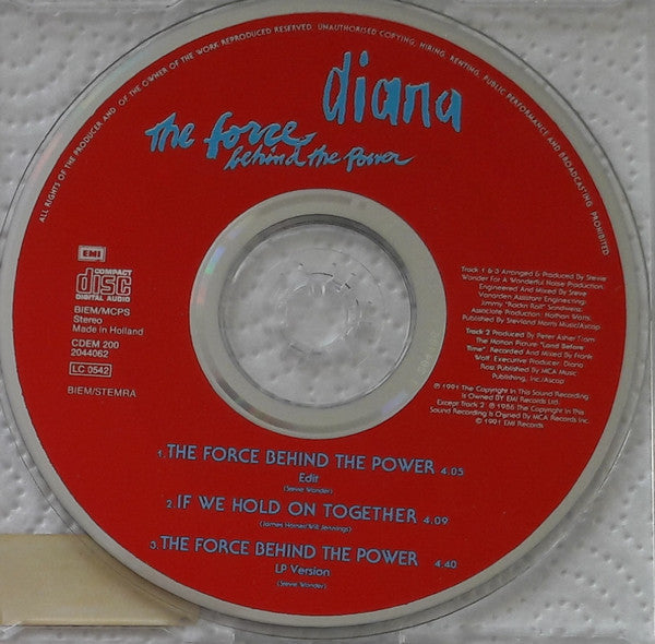 Diana Ross : The Force Behind The Power (CD, Single)