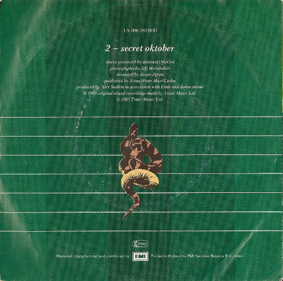 Duran Duran : Union Of The Snake (7", Single, Ltd + Flexi, 6", S/Sided, Pic, Med)