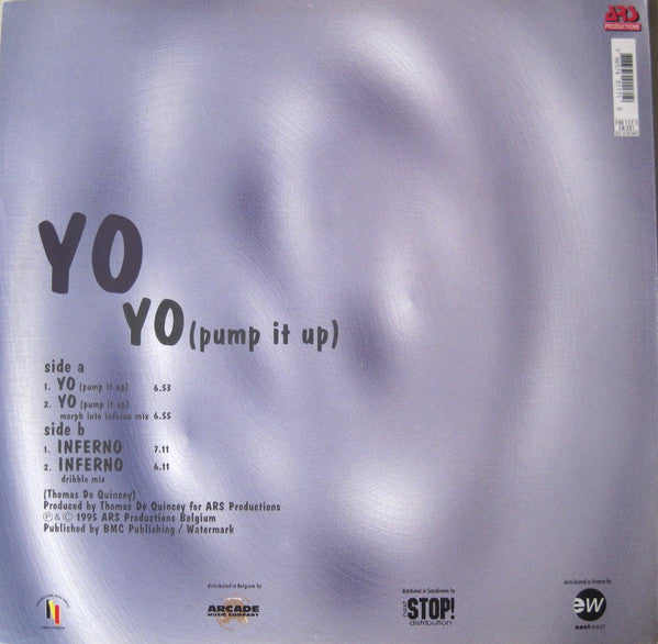 Yo (2) : Yo (Pump It Up) / Inferno (12", Maxi)