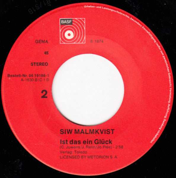 Siw Malmkvist : Bambu (7", Single)