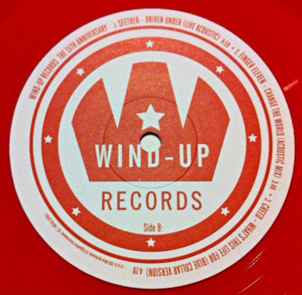 Various : Wind-Up Records - The 15th Anniversary (10", Comp, Ltd, Red)
