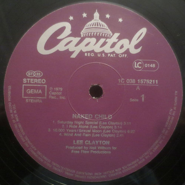 Lee Clayton : Naked Child (LP, Album, RE, Pur)