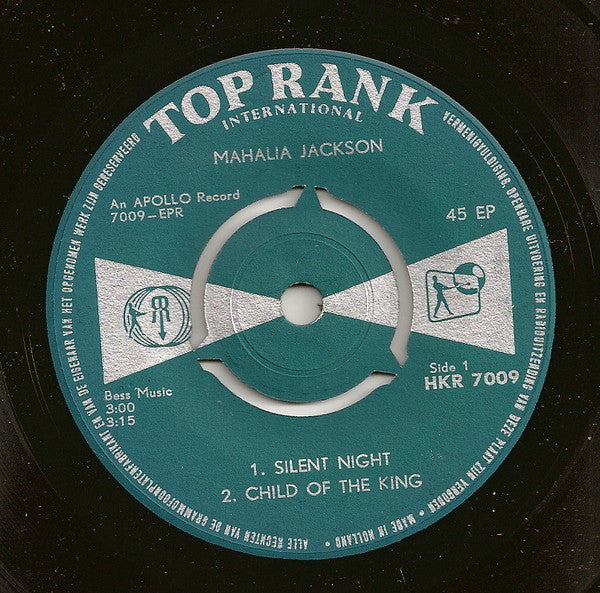 Mahalia Jackson : Mahalia Jackson (7", EP)