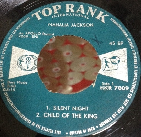 Mahalia Jackson : Mahalia Jackson (7", EP)