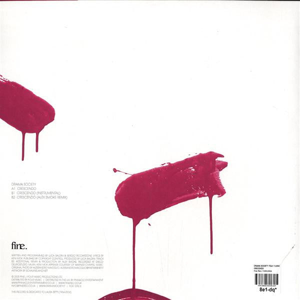 Drama Society : Crescendo (12")