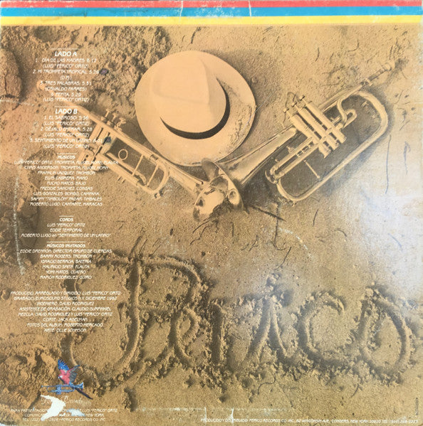 Luis "Perico" Ortiz Cantante: Roberto Lugo : Sabor Tropical (LP, Album)