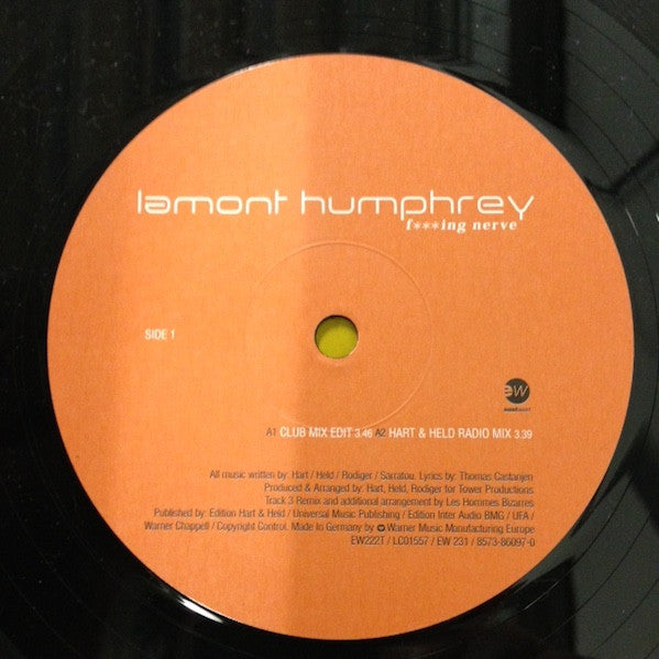 Lamont Humphrey : F***ing Nerve (12")