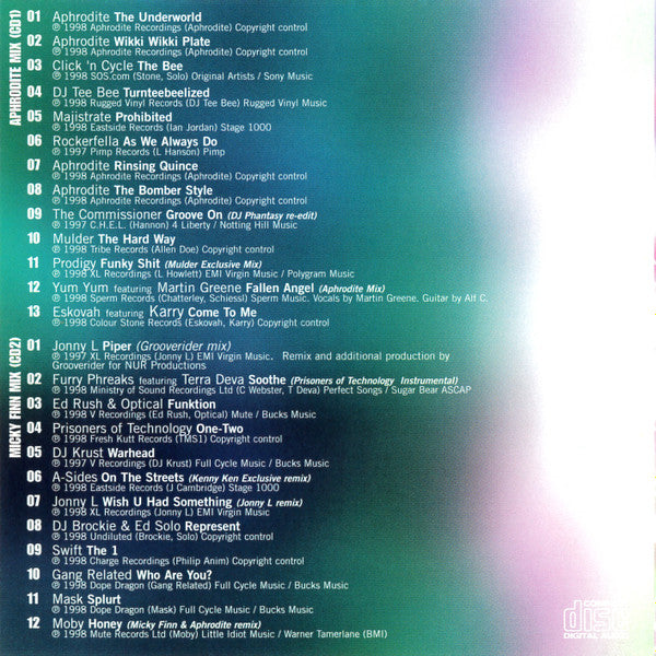 Aphrodite & Micky Finn : The Takeover Bid (2xCD, Mixed)