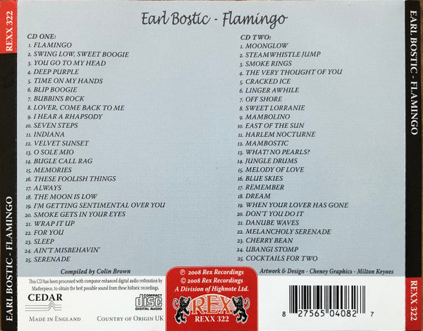 Earl Bostic : Flamingo - The Hits & More (CD, Comp)