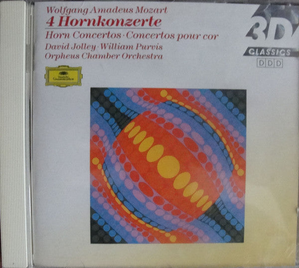 Wolfgang Amadeus Mozart, David Jolley, William Purvis, Orpheus Chamber Orchestra : 4 Hornkonzerte - Horn Concertos - Concertos Pour Cor (CD, Album, RE)