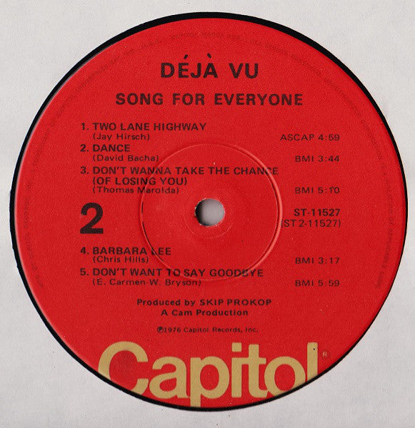 Déjà Vu : Song For Everyone (LP, Album)