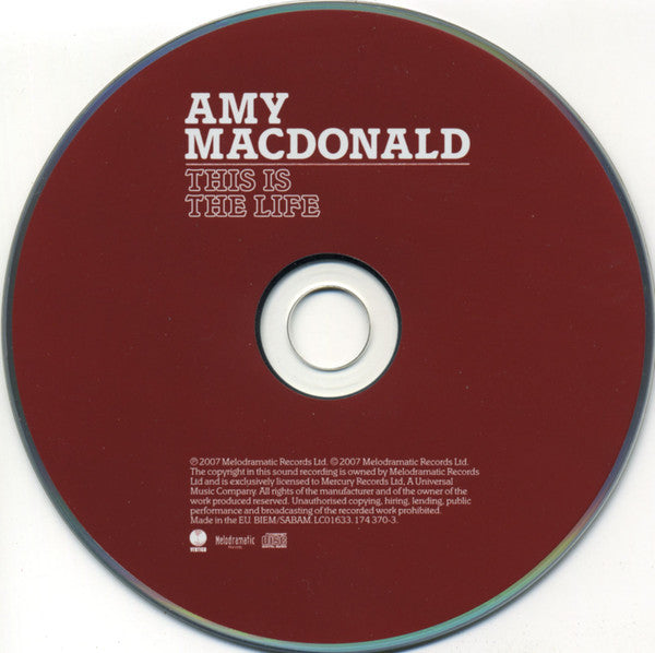Amy Macdonald : This Is The Life (CD, Album, Sup)