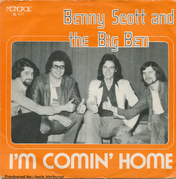 Benny Scott : Angel / I'm Coming Home (7")