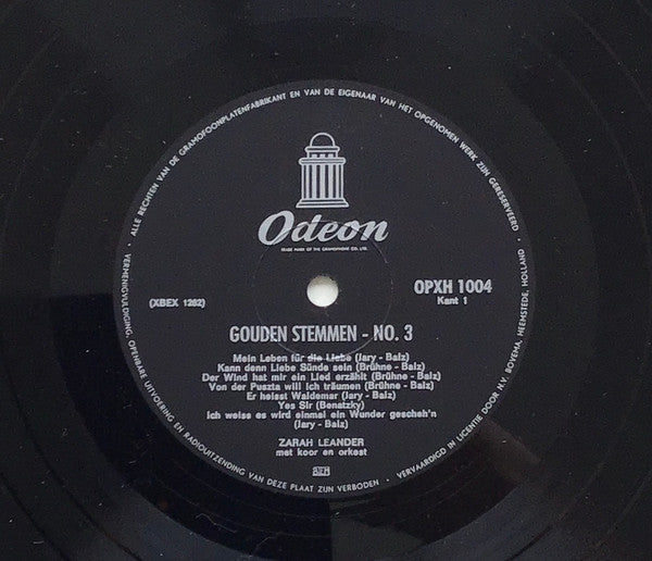 Zarah Leander : Mein Leben Fur Die Liebe (LP, Comp)