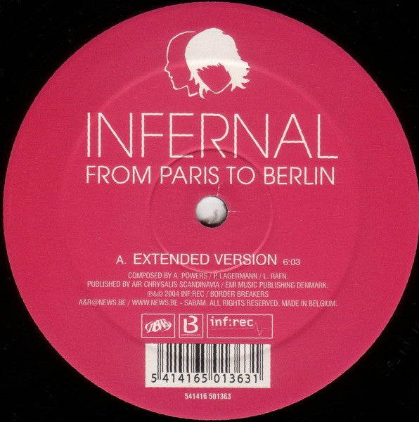 Infernal : From Paris To Berlin (12")
