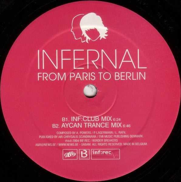 Infernal : From Paris To Berlin (12")