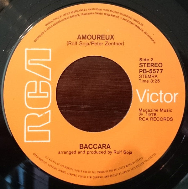 Baccara : Parlez-vous Français? (7", Single)