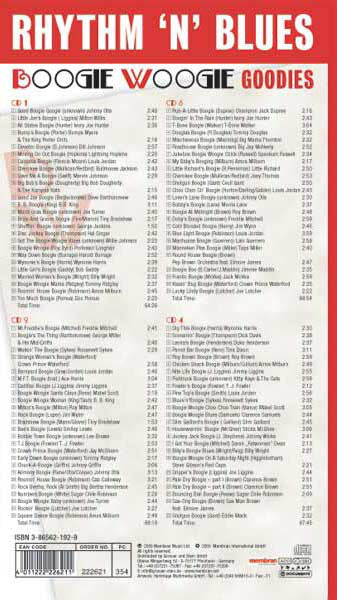 Various : Rhythm 'N' Blues - Boogie Woogie Goodies (4xCD, Comp + Box)