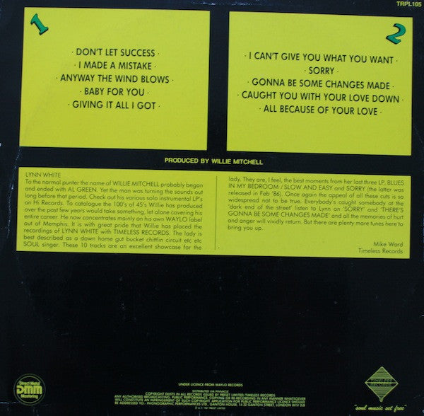 Lynn White : Success (LP, Comp)