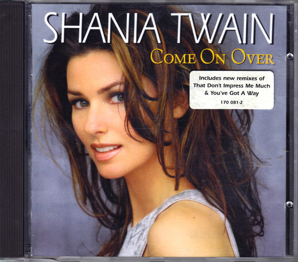 Shania Twain : Come On Over (CD, Album, RE, PMD)