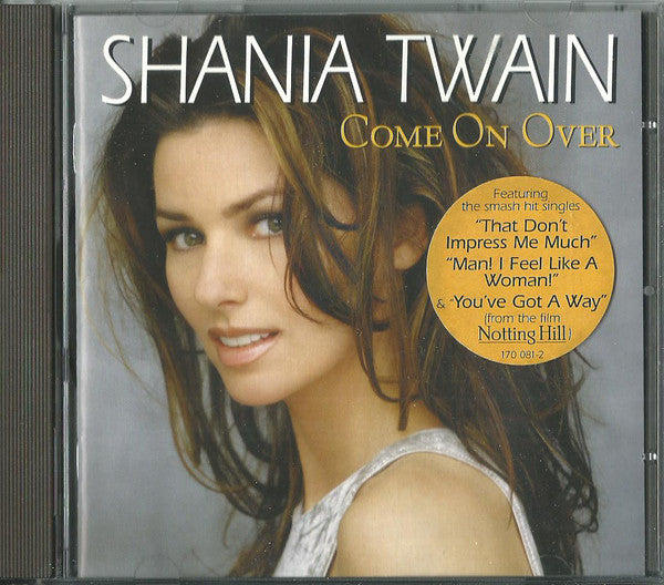 Shania Twain : Come On Over (CD, Album, RE, PMD)