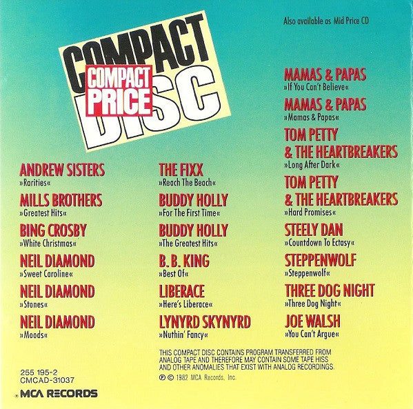 Buddy Holly : The Great Buddy Holly (CD, Album, RE)