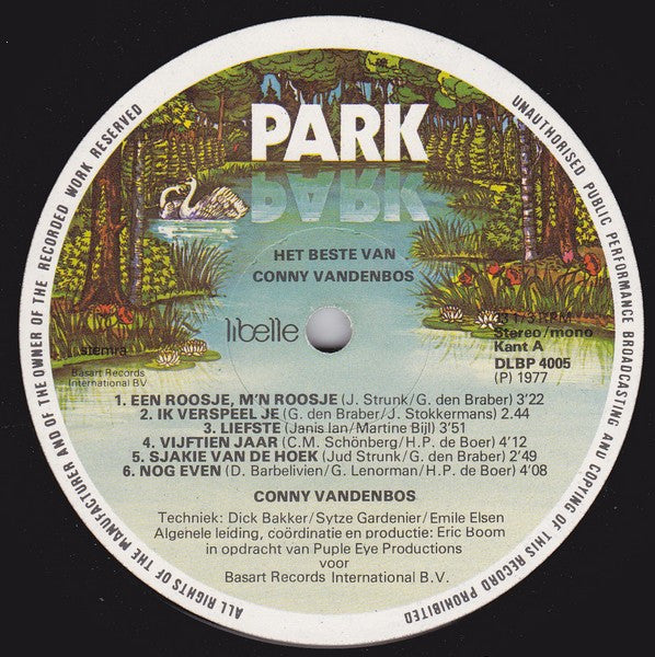 Conny Vandenbos : Het Beste Van Conny Vandenbos (LP, Comp)