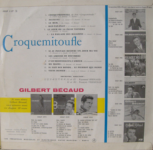 Gilbert Bécaud : Croquemitoufle (LP, Album)