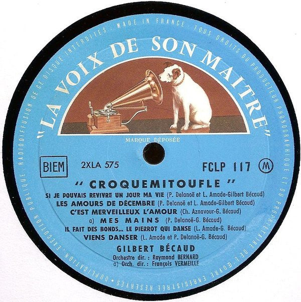 Gilbert Bécaud : Croquemitoufle (LP, Album)
