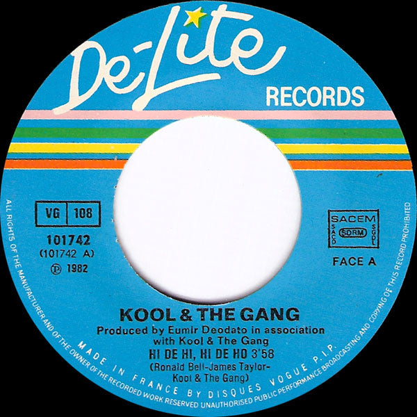 Kool & The Gang : Hi De Hi, Hi De Ho / Night People (7", Single)