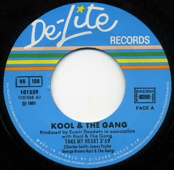 Kool & The Gang : Take My Heart (7", Single)