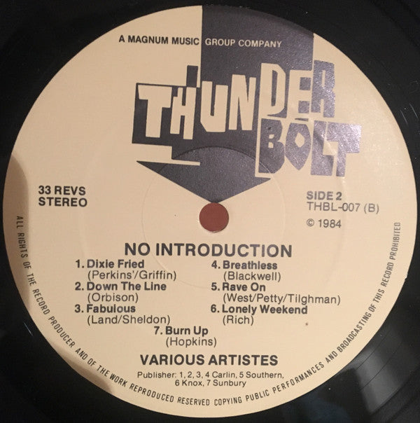 John Paul Jones / Jimmy Page / Albert Lee : No Introduction Necessary (LP, RE)