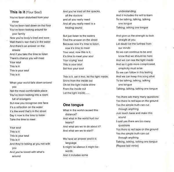 Hothouse Flowers : Songs From The Rain (CD, Album)