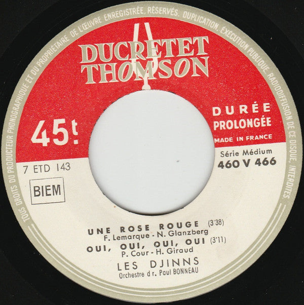 Les Djinns : Une Rose Rouge (7", EP)