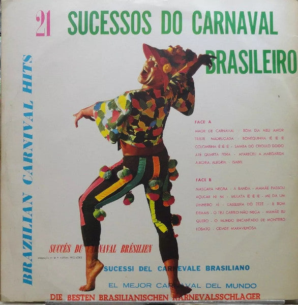 Various : Alegria Alegria 21 Sucessos Do Carnaval Brasileiro  (LP)